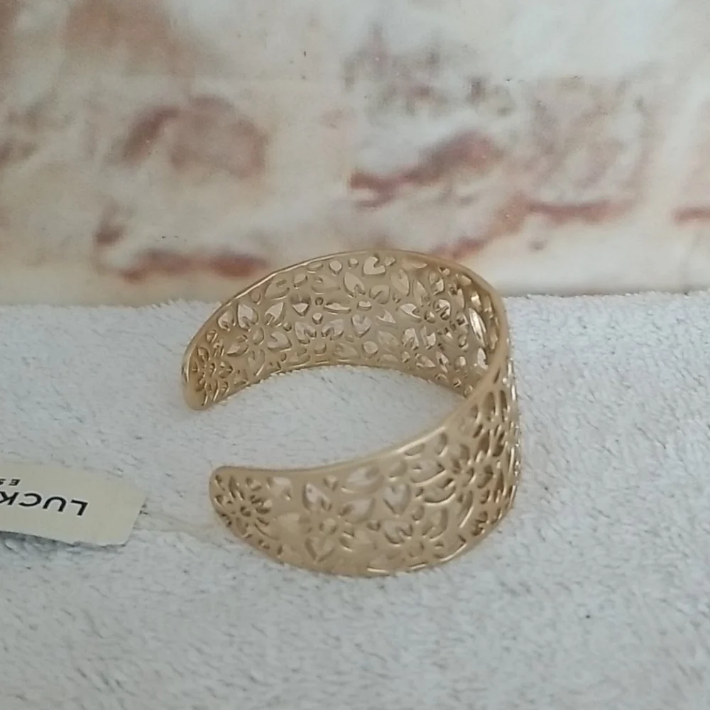 New Lucky Brand Openwork Cuff Bracelet